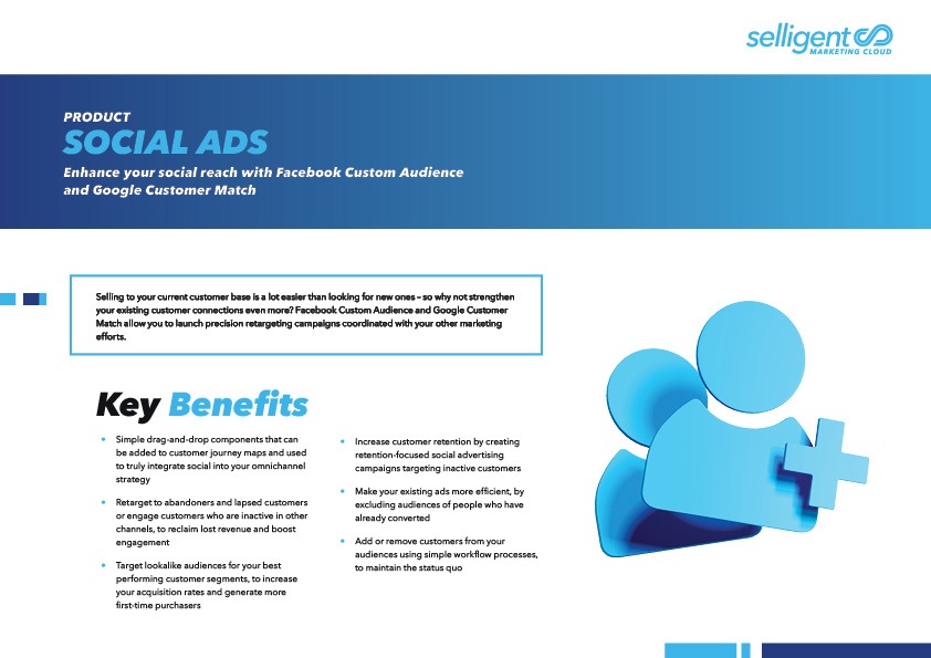 Thumbnail of a document entitled "Social Ads: Enhance your social reach with Facebook Custom Audience and Google Customer Match"